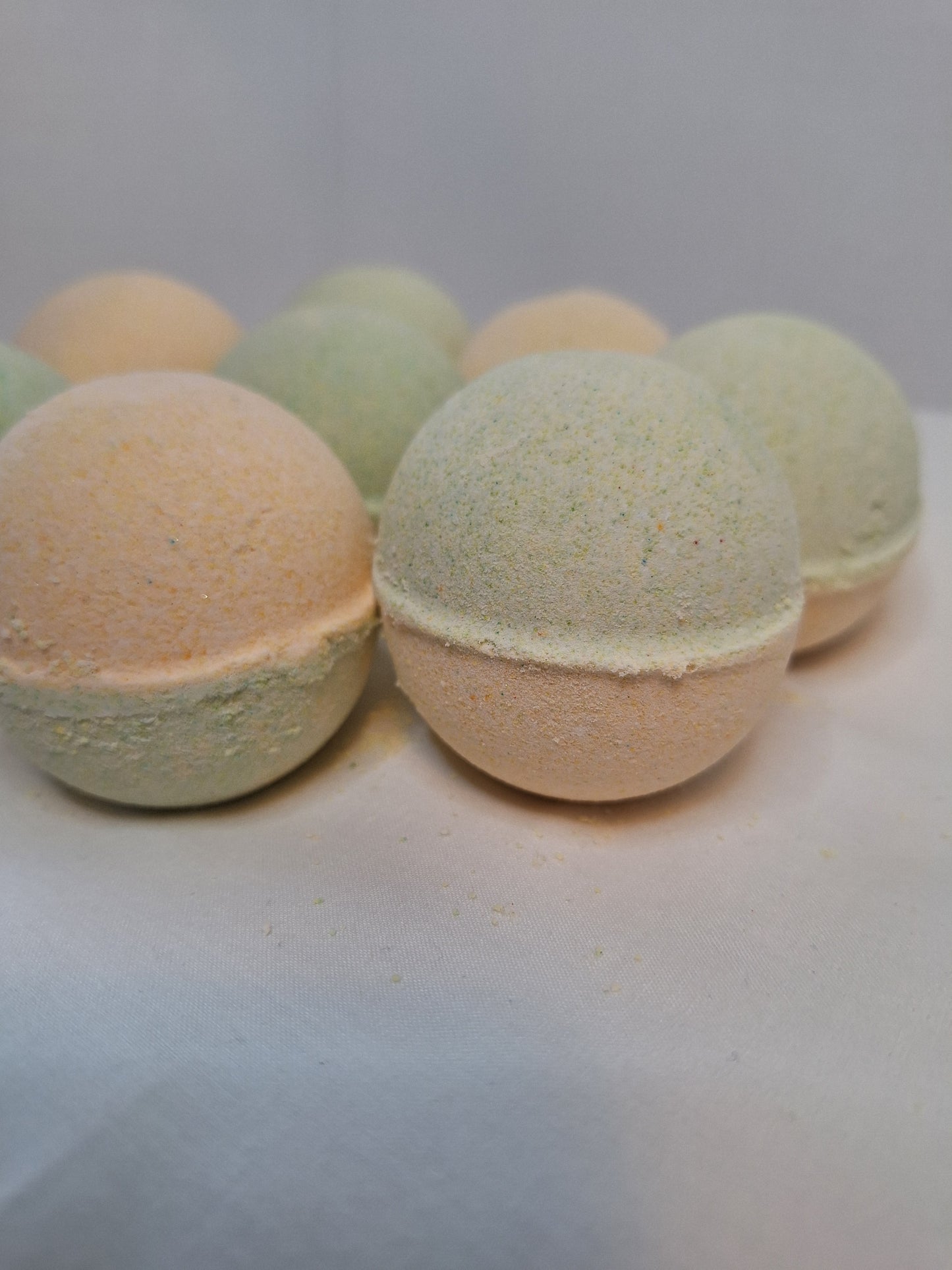 Lime, basil & orange bath bomb