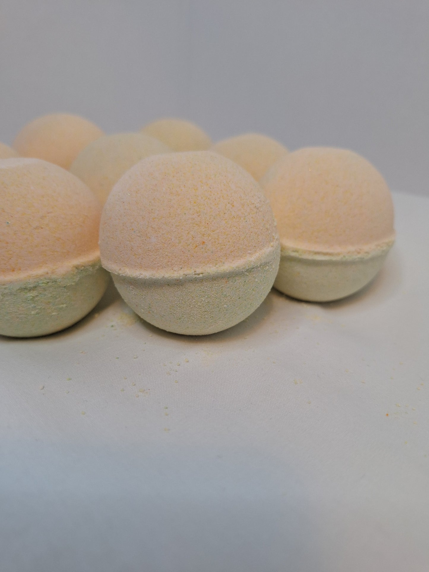 Lime, basil & orange bath bomb