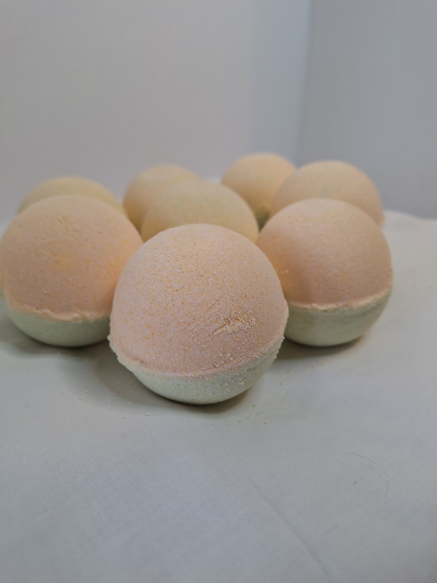 Lime, basil & orange bath bomb