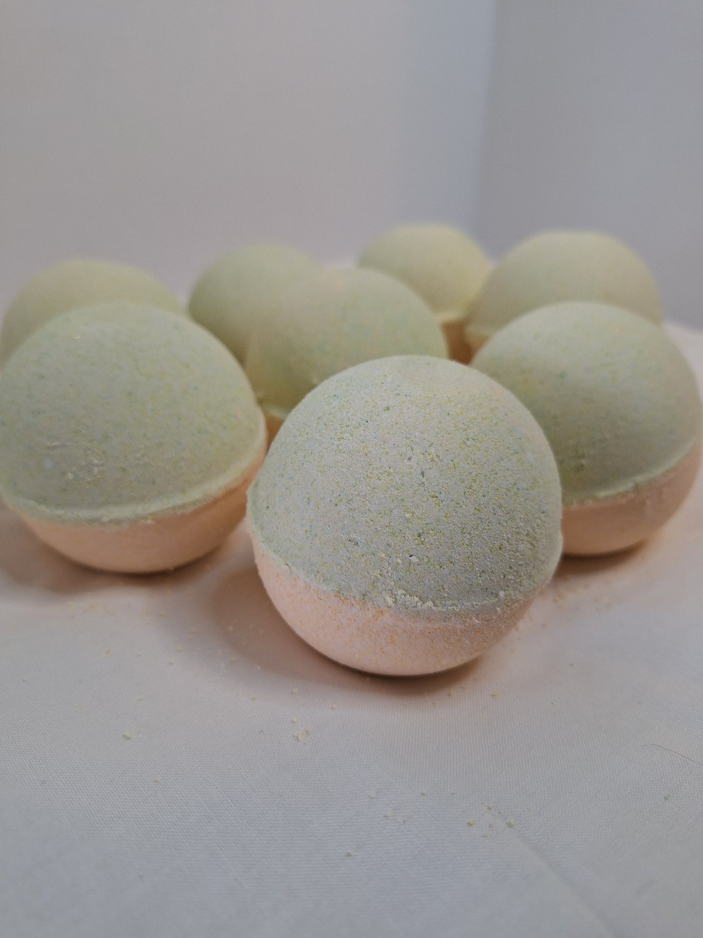 Lime, basil & orange bath bomb