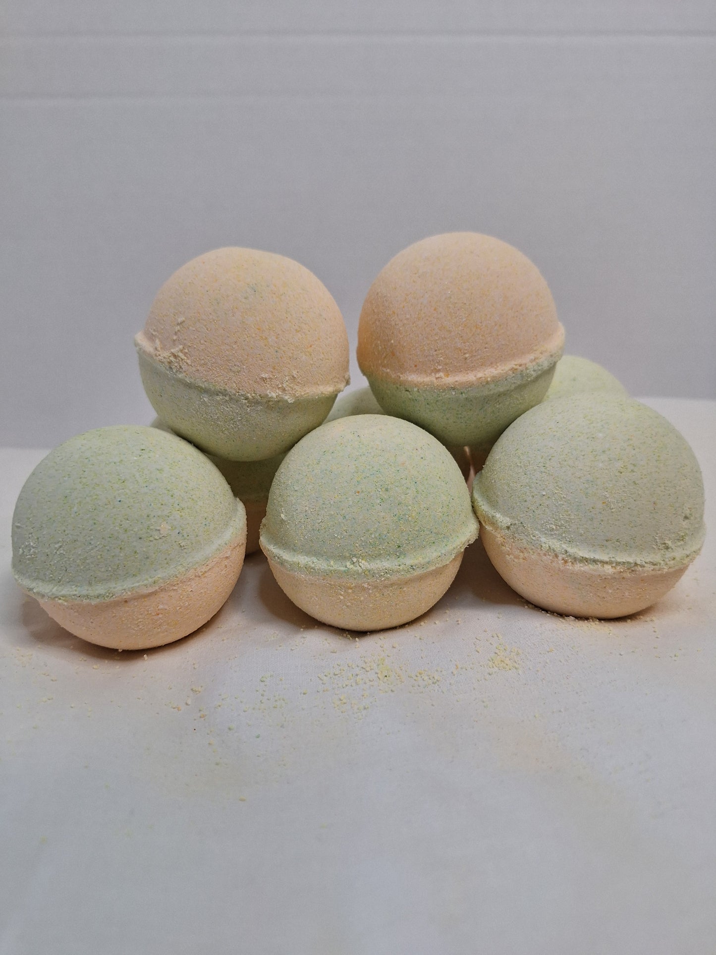 Lime, basil & orange bath bomb