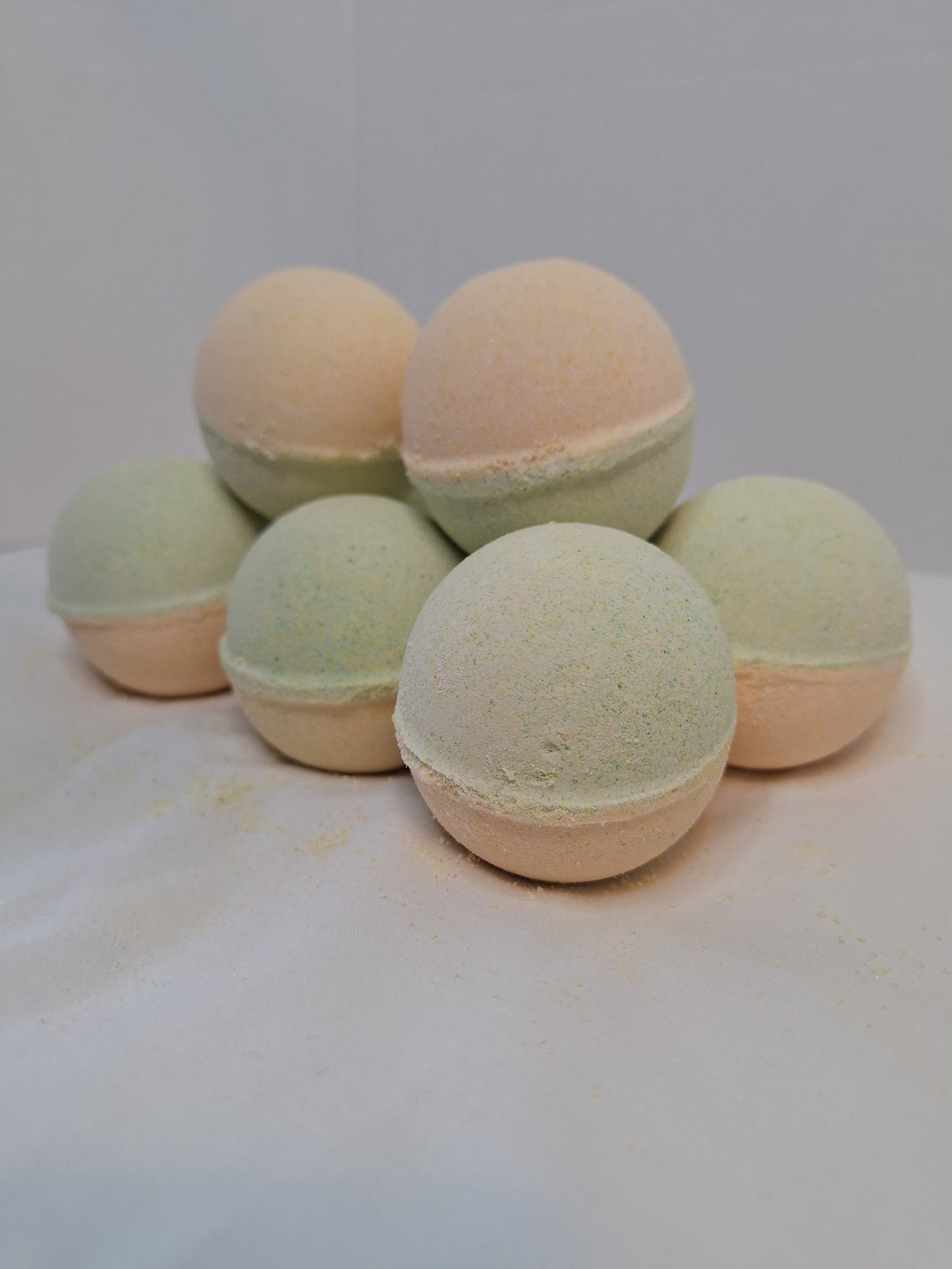 Lime, basil & orange bath bomb