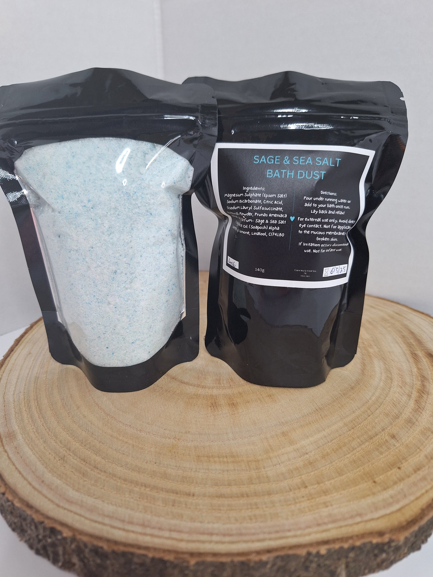 Sage & Seasalt bath dust